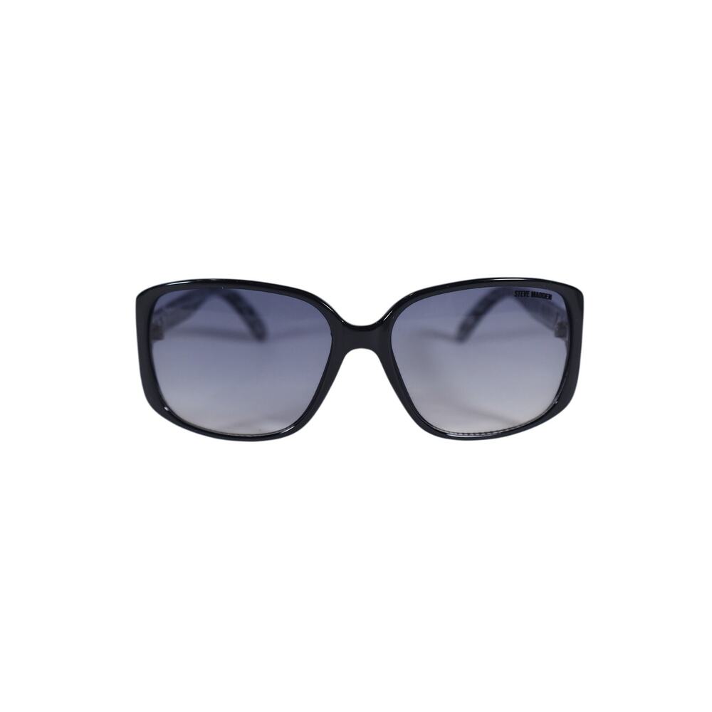 Steve Madden DREN Oval Women's Sunglasses - Black / Smoke Gradient - NWT